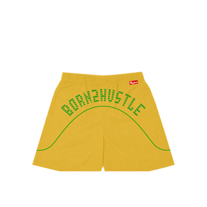 Born2Hustle We$tSide Men's Short Set  - Yellow