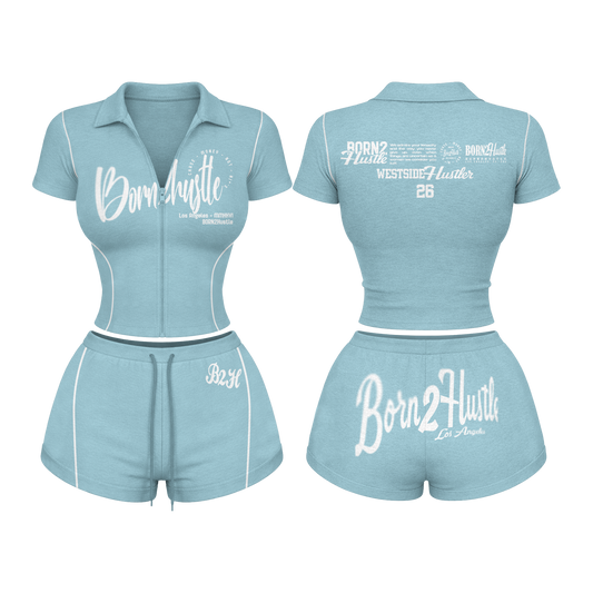 Born2Hustle We$tside Women’s Set - Blue