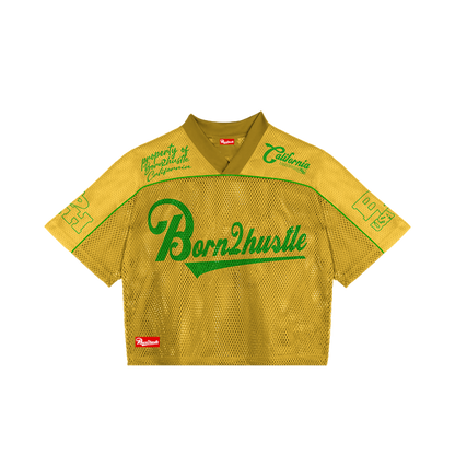 Born2Hustle We$tSide Men's Short Set  - Yellow
