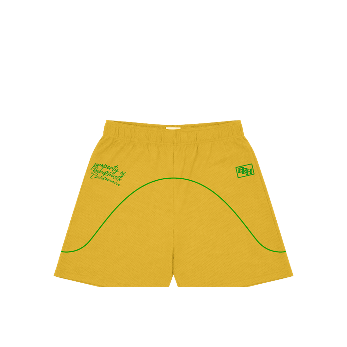 Born2Hustle We$tSide Men's Short Set  - Yellow