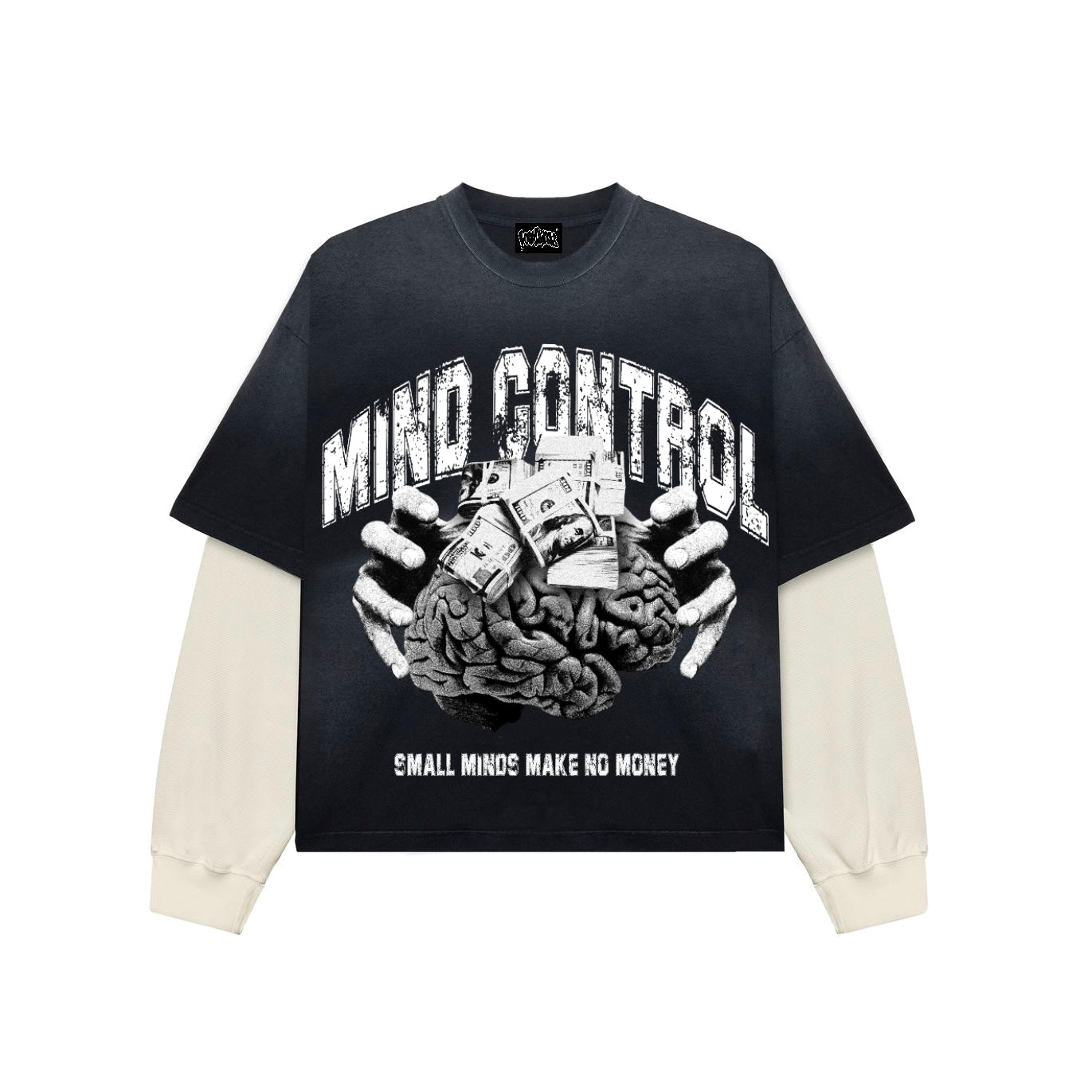 Small Minds " Long Sleeve Double Layer " T-Shirt