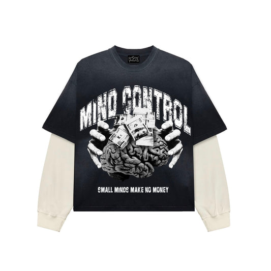 Small Minds " Long Sleeve Double Layer " T-Shirt